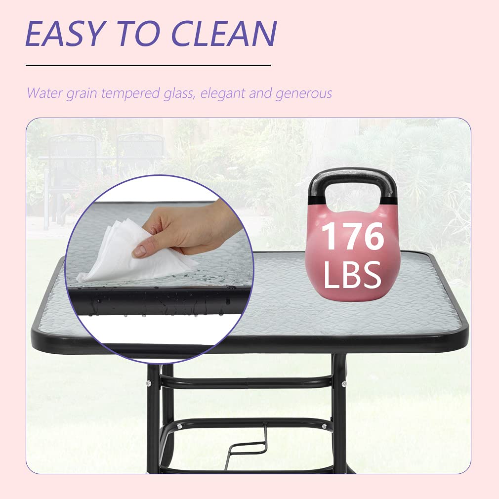 FDW tempered glass close-up highlighting smooth water-resistant surface for easy cleaning