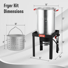 Feasto burner stand and regulator showing steady high-BTU heat delivery