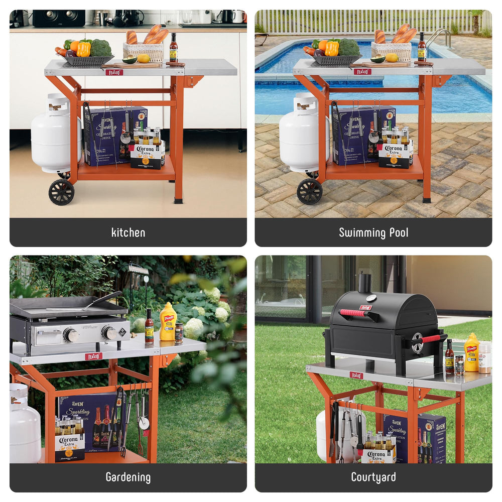 Feasto lifestyle backyard barbecue setting shows outdoor entertaining benefit