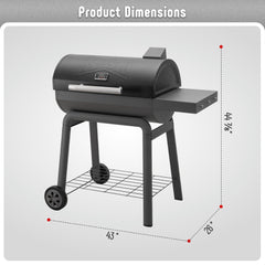 Feasto close-up of porcelain-enameled grates for easy cleaning and high heat resistance