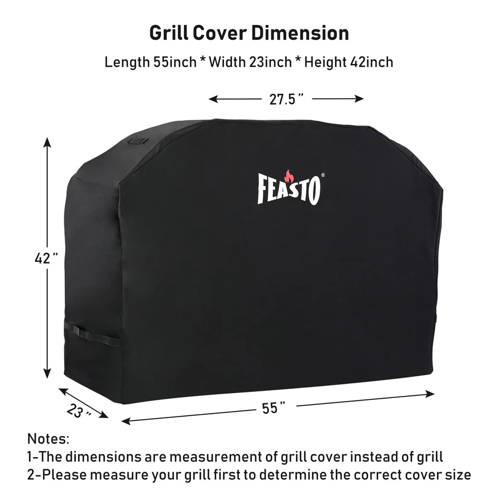 Feasto side velcro strap securing cover tightly against wind and movement