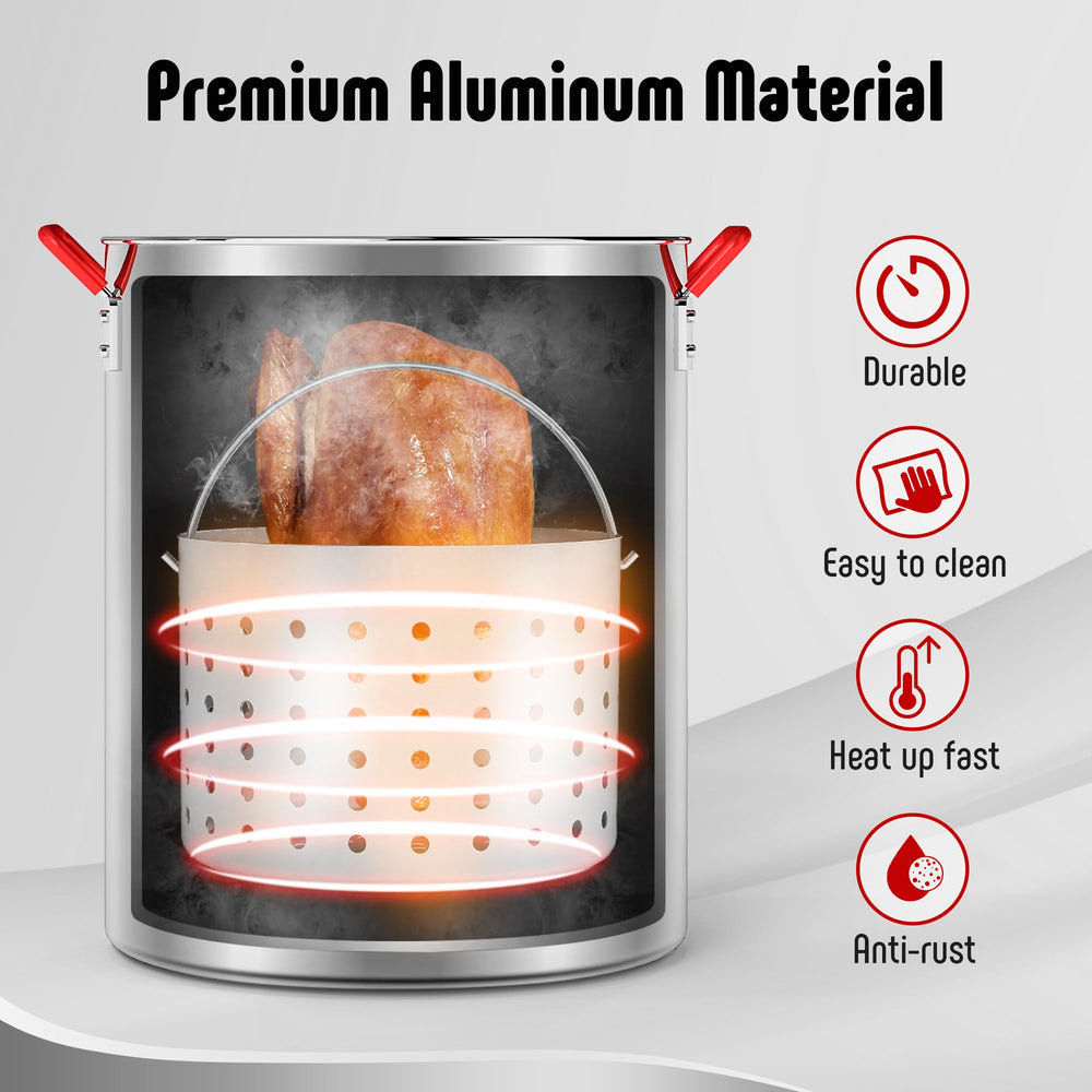 Feasto thermometer and marinade injector detail for precise temperature and flavor