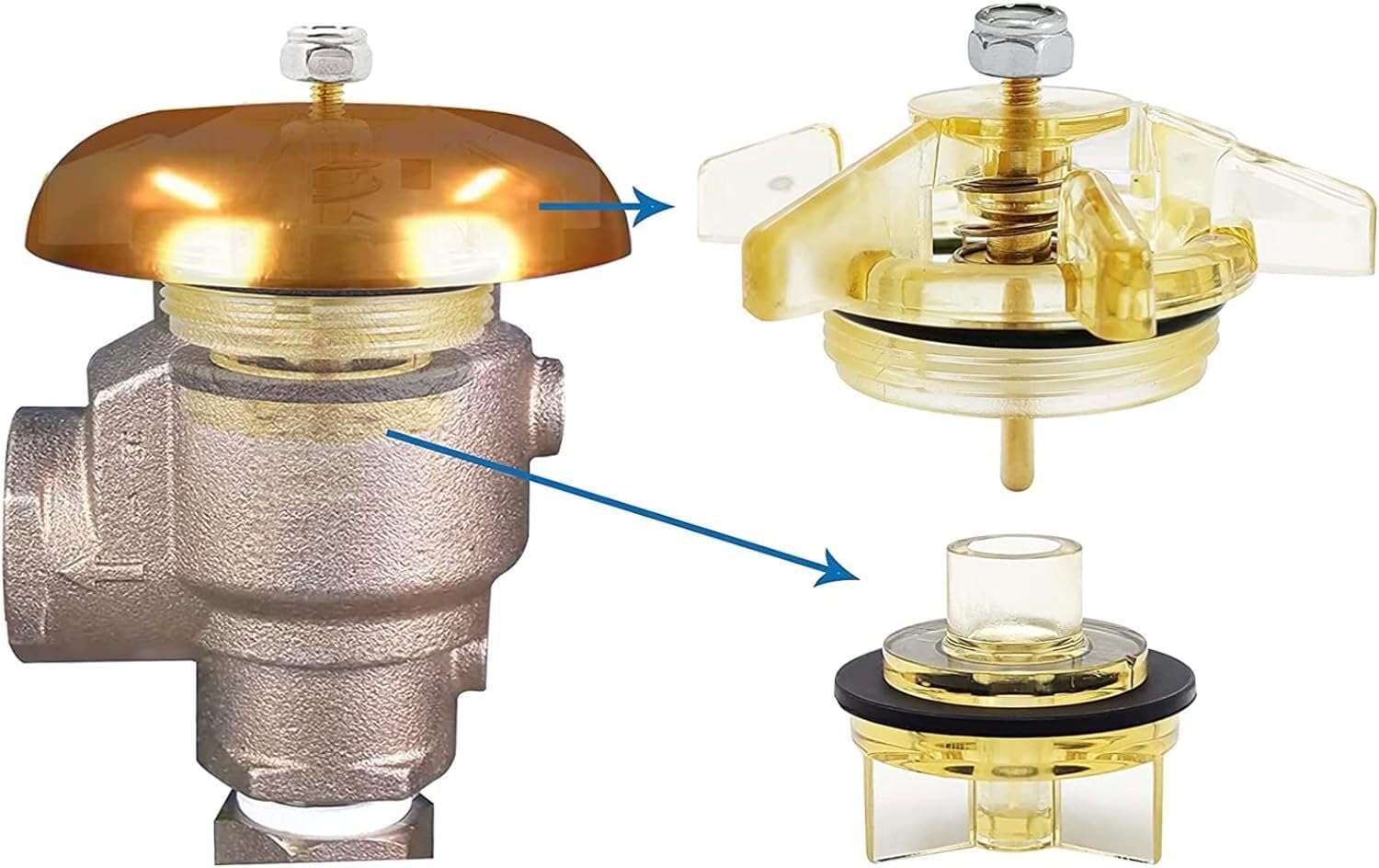 Febco bonnet close-up highlighting fit and durable construction for reliable sealing