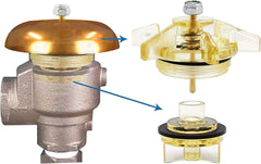 Febco bonnet close-up highlighting fit and durable construction for reliable sealing