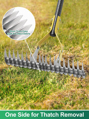 Feblomst close-up of 19-steel tines highlighting deep penetration benefit
