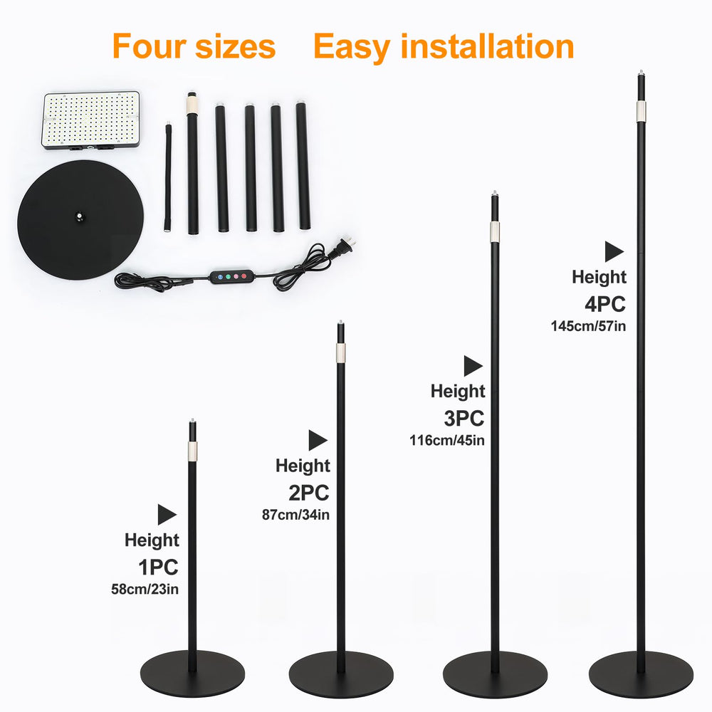 FECiDA three lamps daisy-chained together showing simplified single-socket power