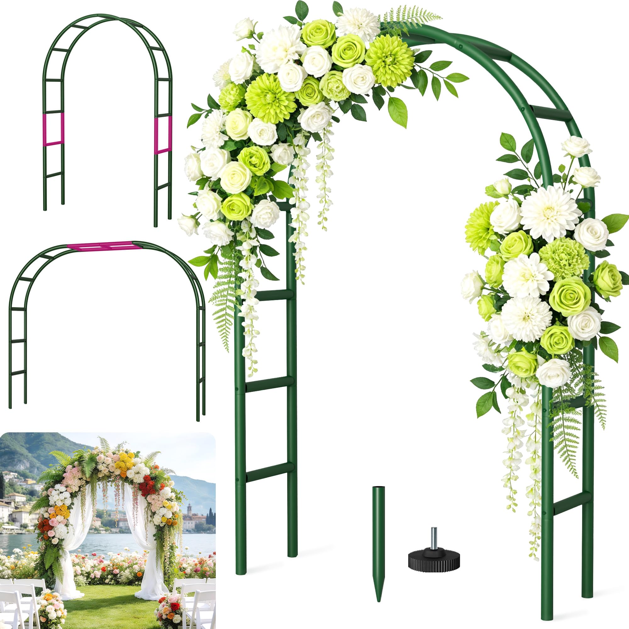 Fecita front view showing full arch and decorative entrance benefit
