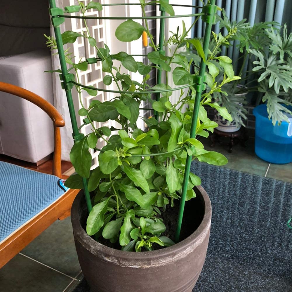 FEED GARDEN cut end showing plastic-coated steel core for rust protection benefit
