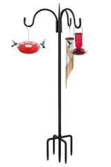 FEED GARDEN full-height shepherds hook showing triple hooks and stability