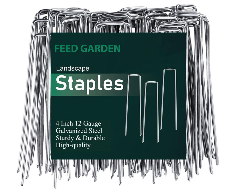 FEED GARDEN front pack of 500 staples showing bulk value and convenience
