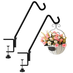 FEED GARDEN front view of two 14-inch deck hooks showing packaging and finish benefits