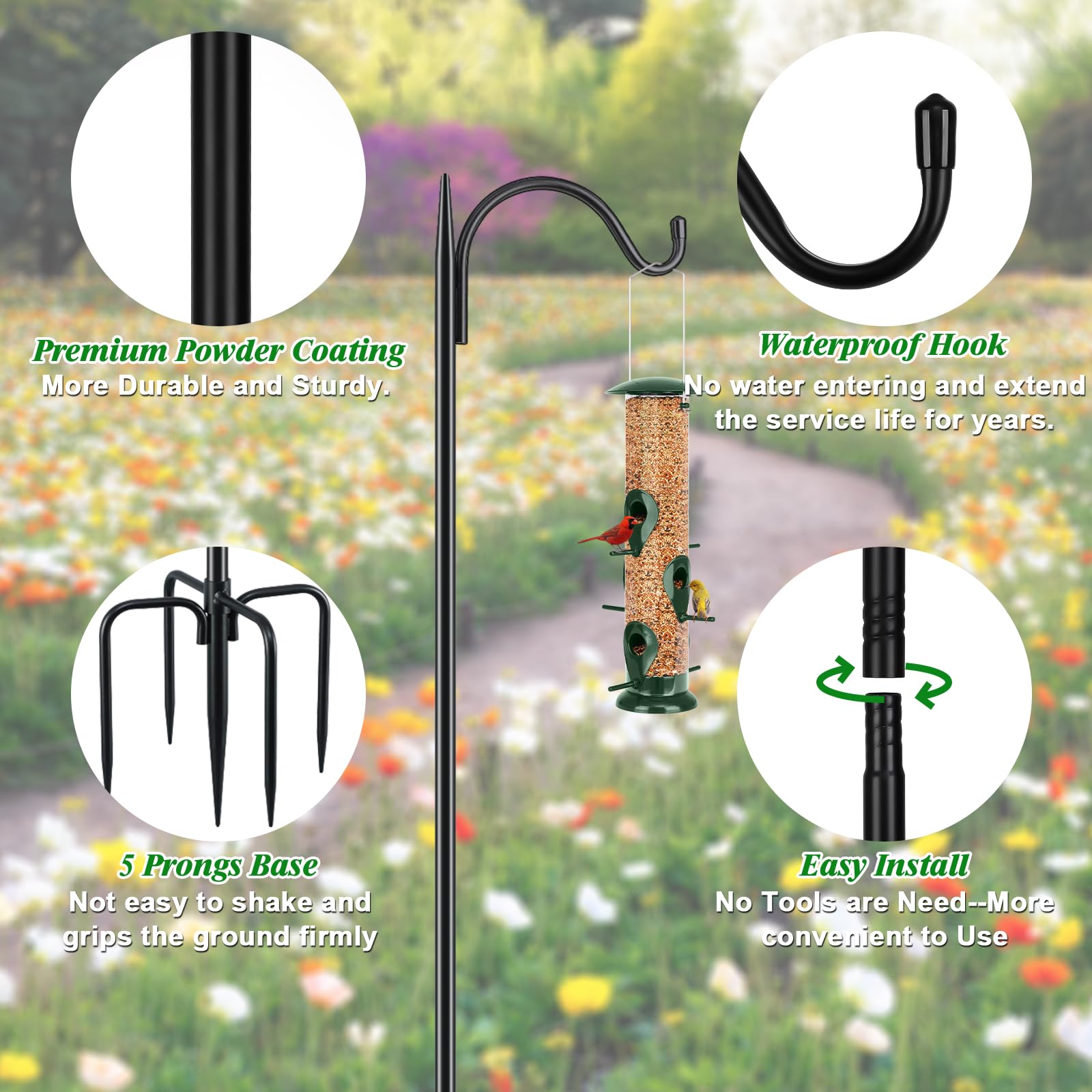 FEED GARDEN adjustable segments highlighted for easy height customization