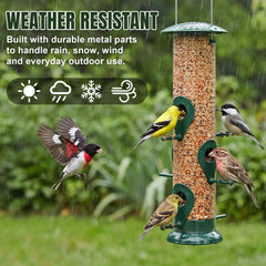 FEED GARDEN clear seed tube detail for quick seed-level checks and monitoring