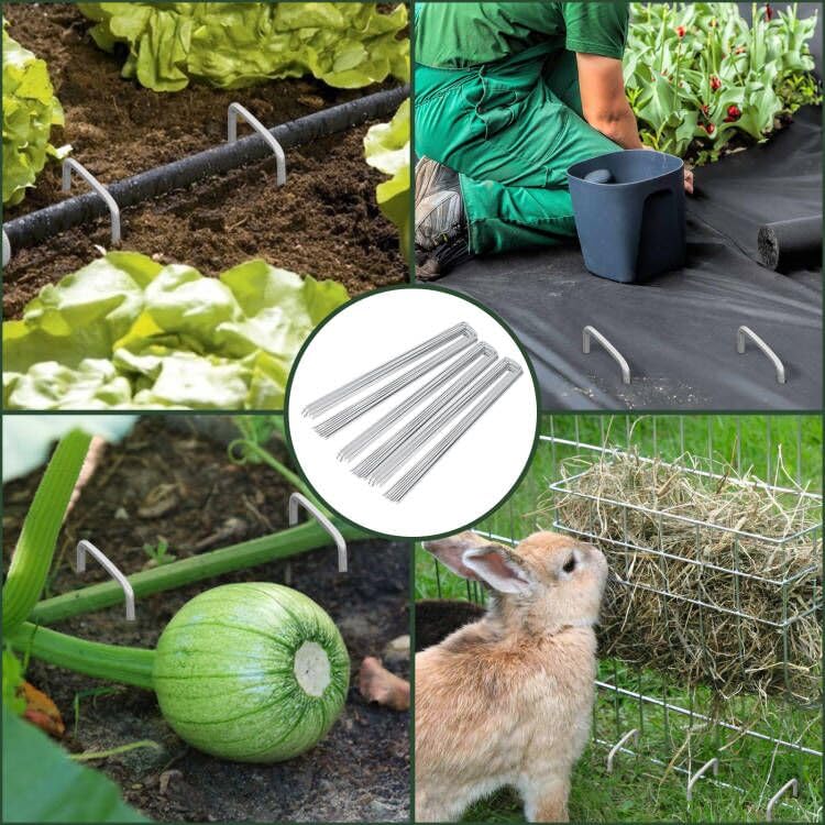 FEED GARDEN storage tin with staples for tidy reuse and organization benefit