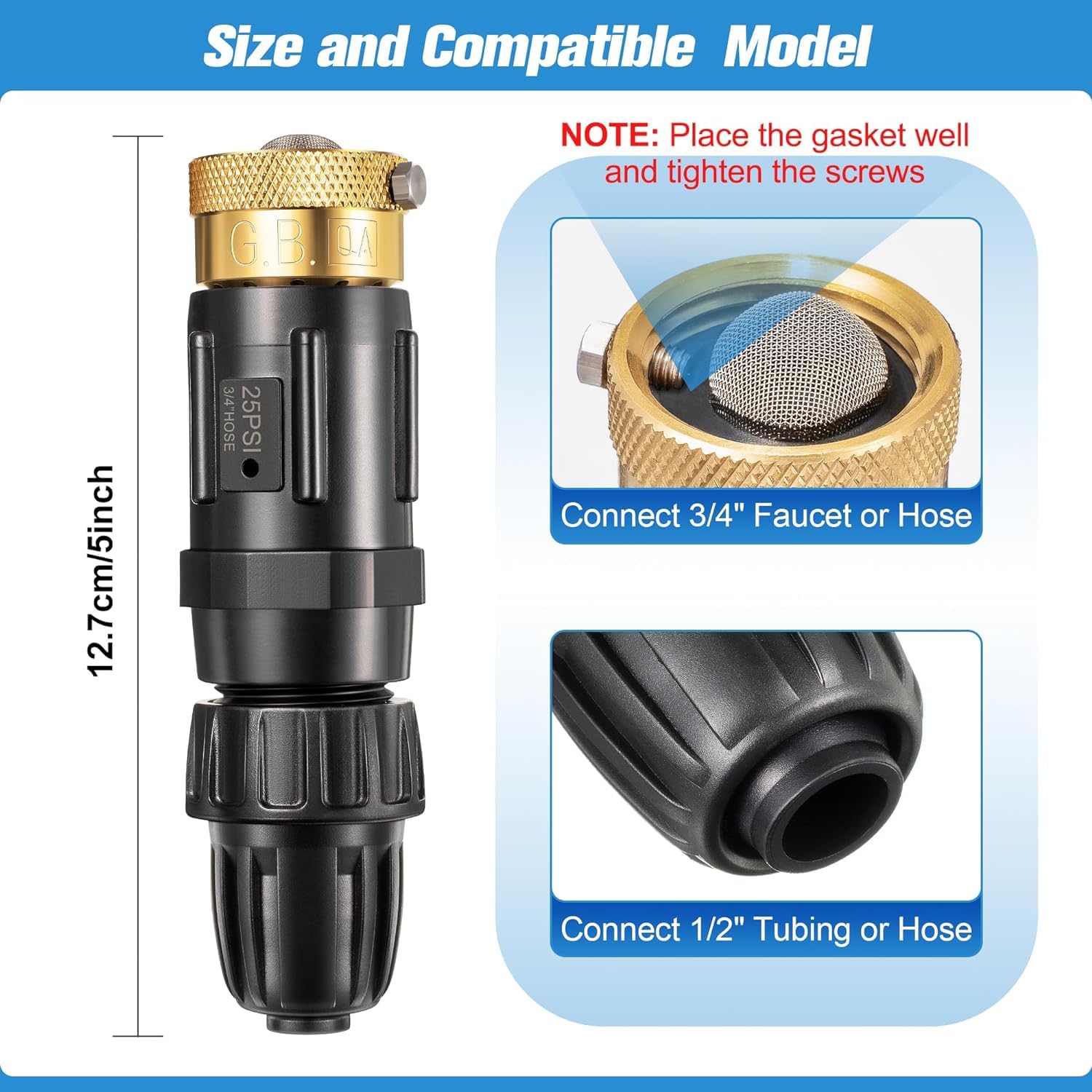 Feekoon tubing connection demonstration eased by hot water for tight fit
