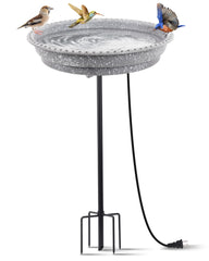 Feemiyo front view deep bowl showing durable design and easy bird access