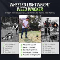 Feihu telescoping shaft extended to show adjustable height for back-friendly use
