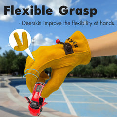 FEISHDEK knitted cuff detail keeping debris out for a snug comfortable fit