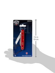 FELCO 3.90 50 close-up of stainless steel bevelled blade showing precise cutting edge
