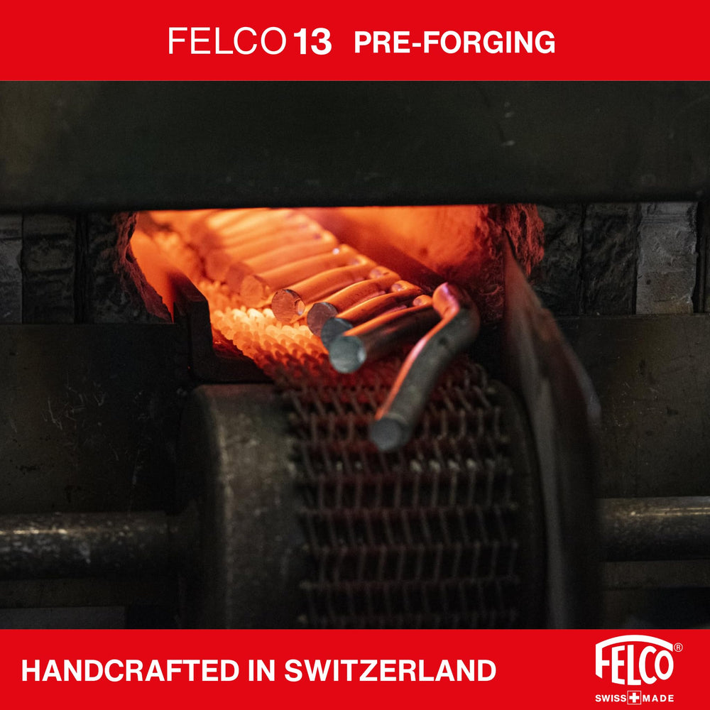 FELCO F-13 wire cutter detail enabling quick tie removal and small wire cutting