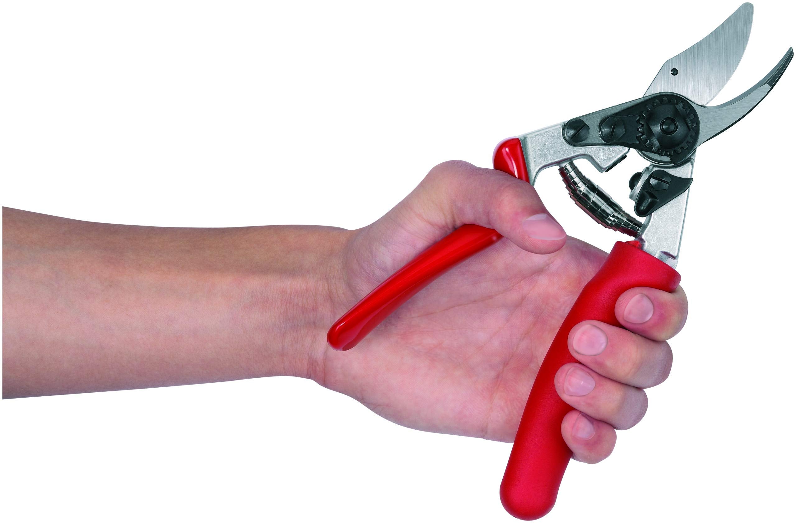 FELCO F17 anvil and bypass blades detail for varied branch types