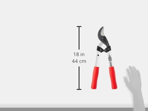 FELCO I-beam aluminum handle profile emphasizing lightweight strength