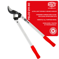 FELCO F211-60 front view showing full 24-inch lopper and handles for controlled cutting
