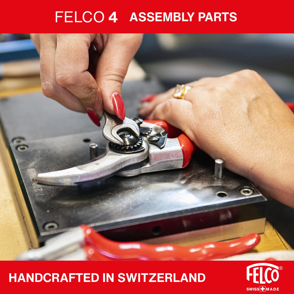 FELCO F4 disassembled parts showing replaceability for easy repair