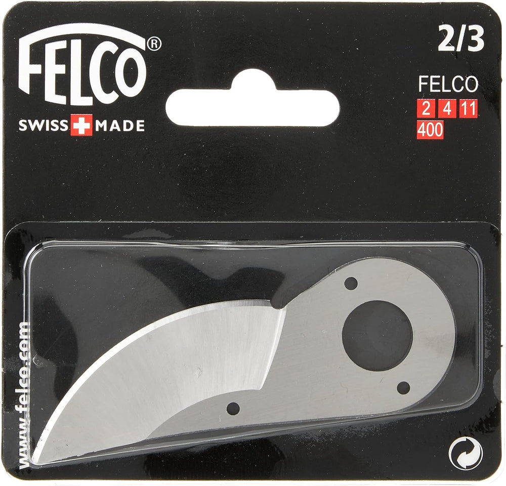 FELCO replacement blade front view showing correct fit and reliable cutting