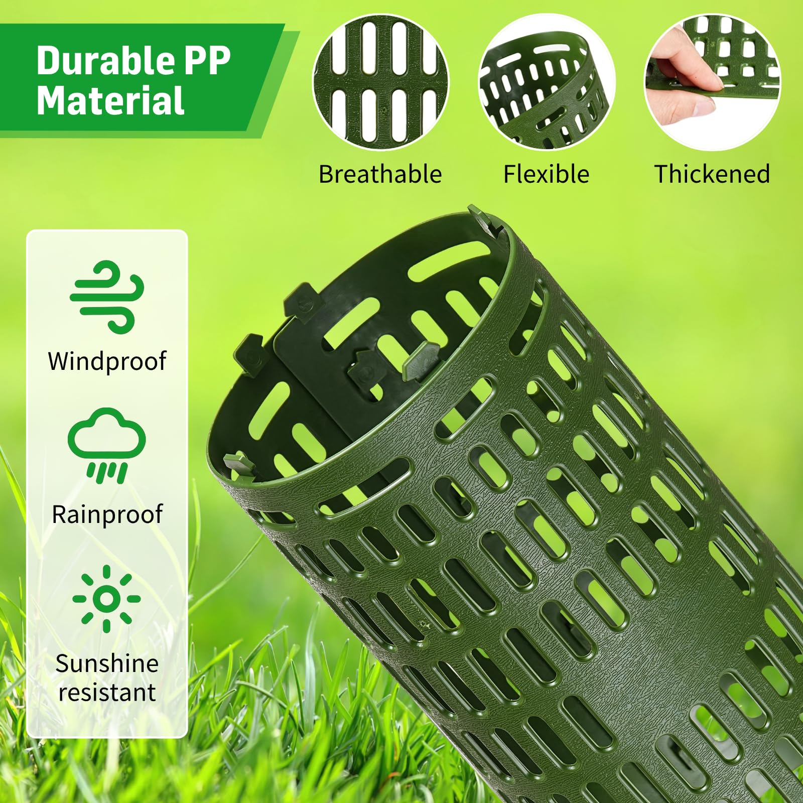 FELISTORY kit accessories with zip ties and ground stakes for secure installation