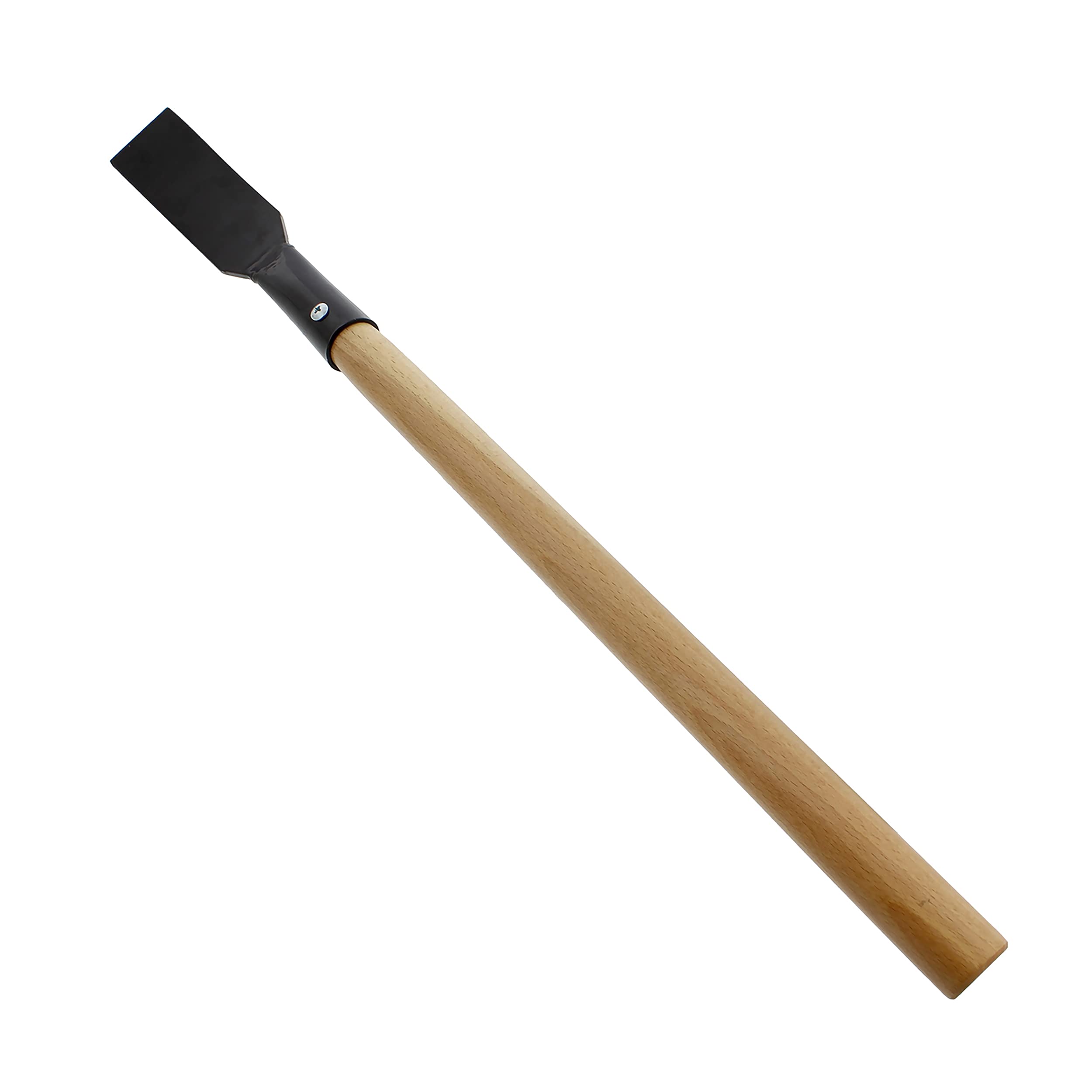 Felled wood handle detail providing comfortable grip and reduced fatigue