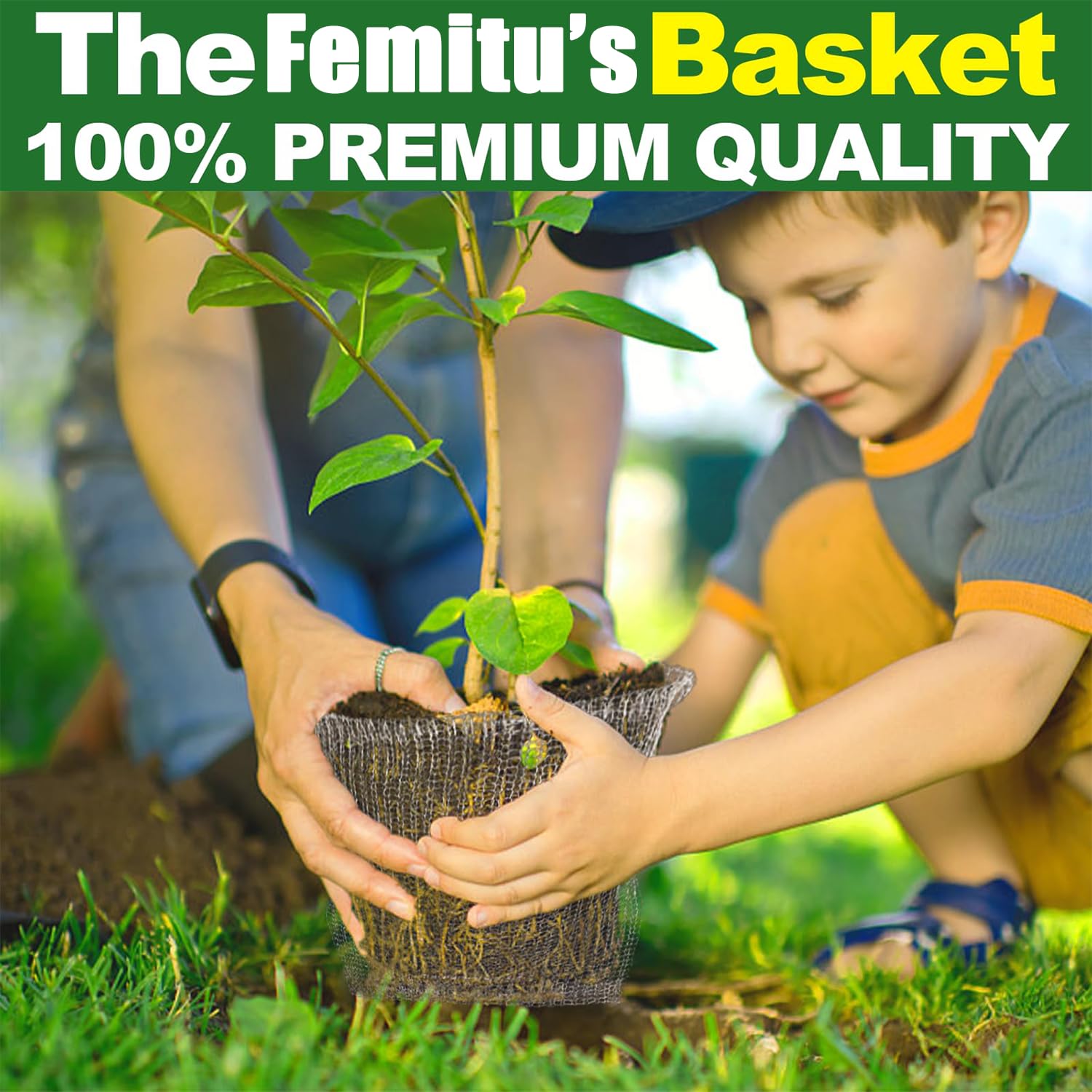 Femitu cylindrical basket assembled ready to install for easy use