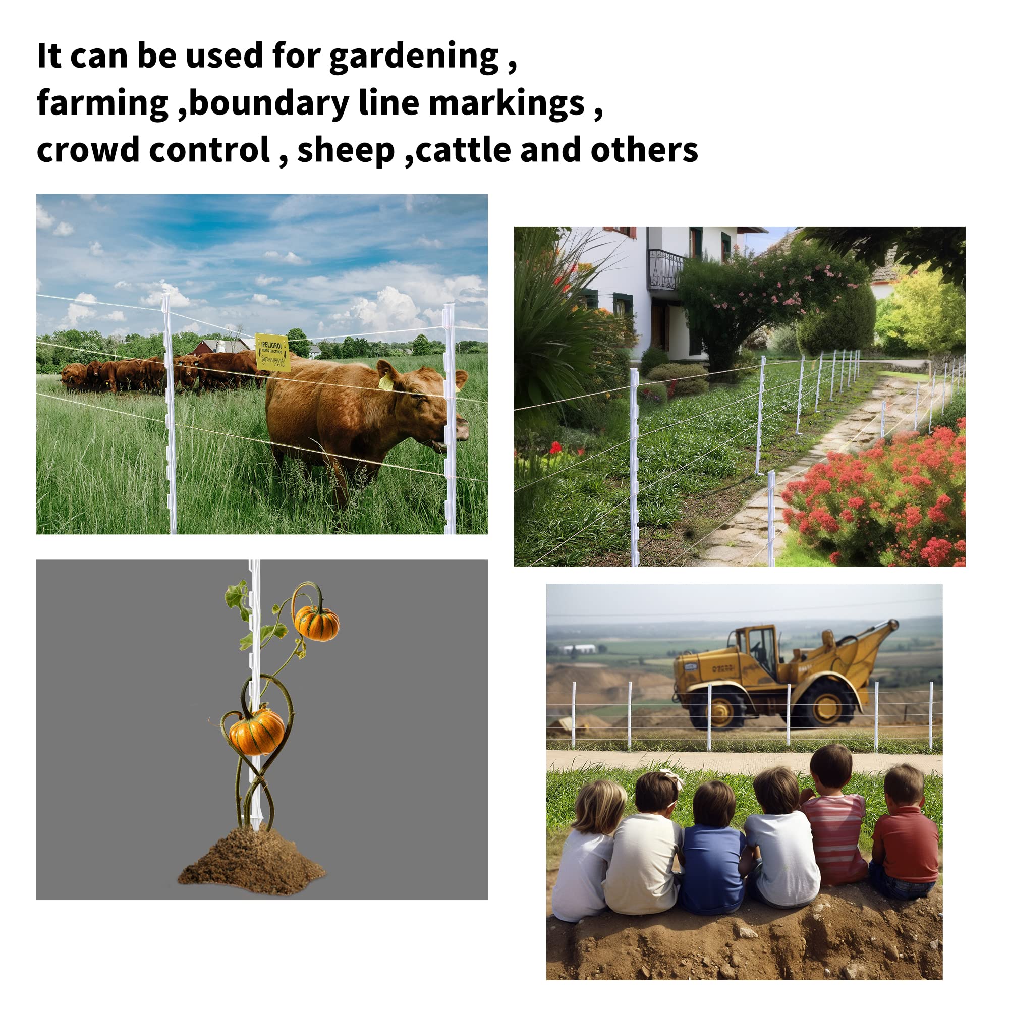 FENCE SHOCK single post installed in ground demonstrates stability benefit