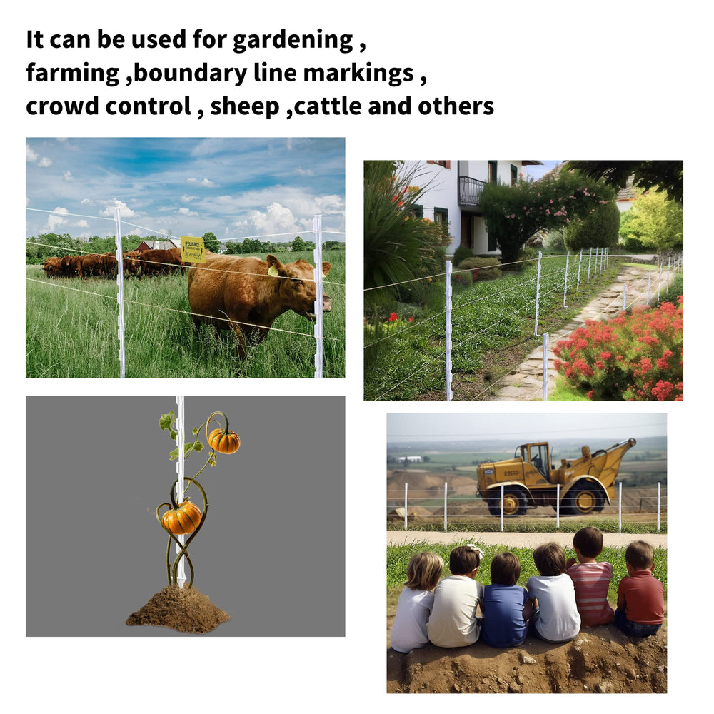 FENCE SHOCK single post installed in ground demonstrates stability benefit