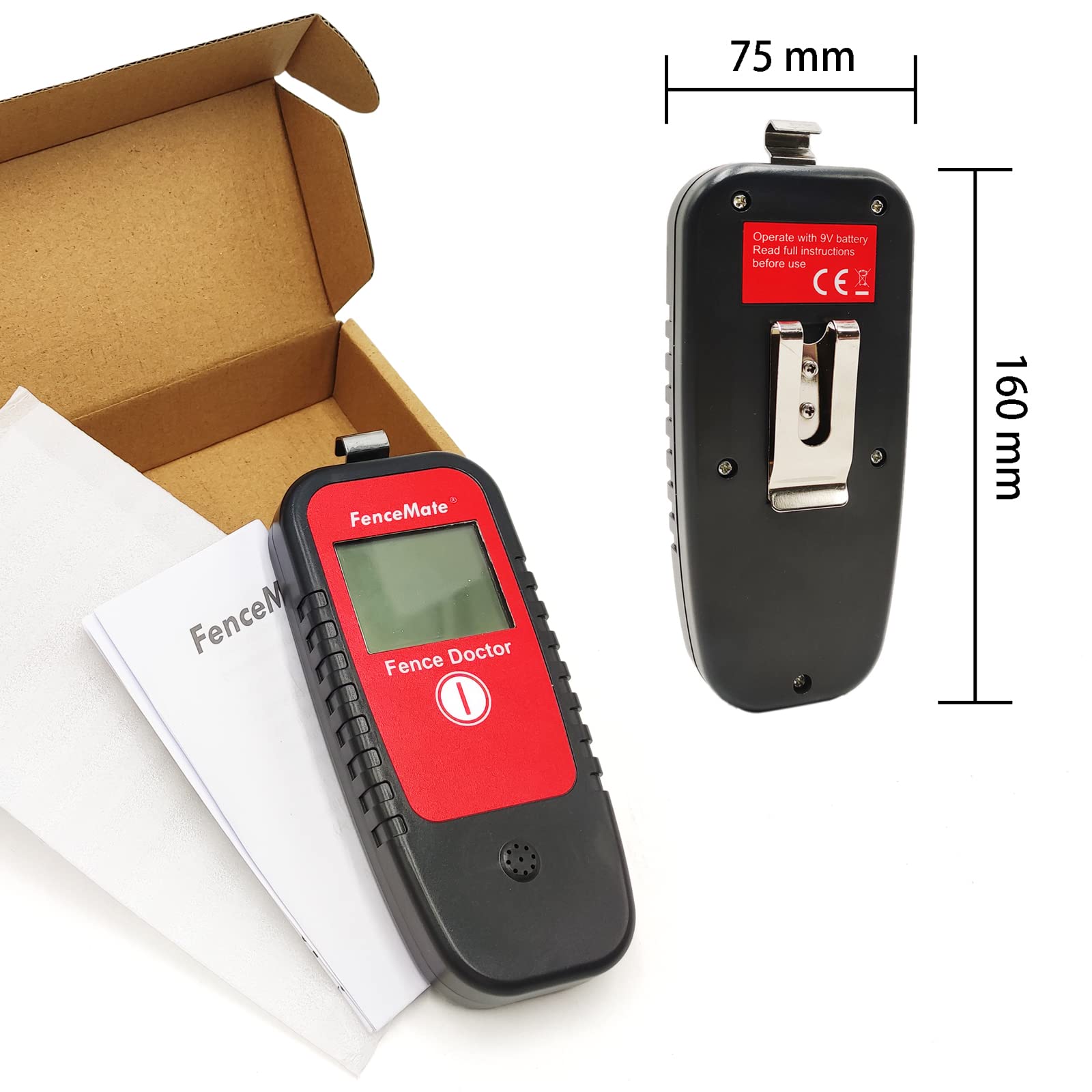 FenceMate probe connection detail illustrating secure contact and reliable measurement
