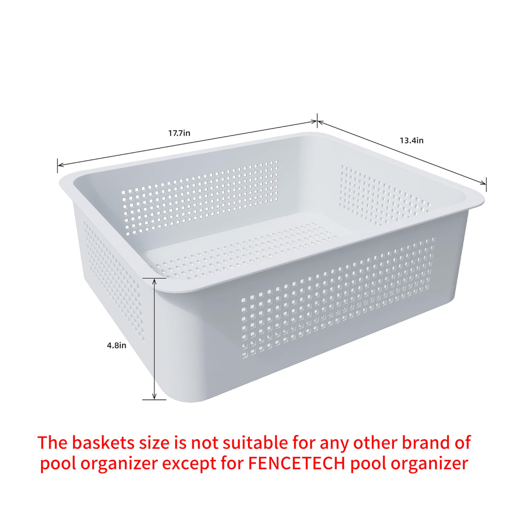 FENCETECH close-up of hollow design vents for fast drainage and ventilation