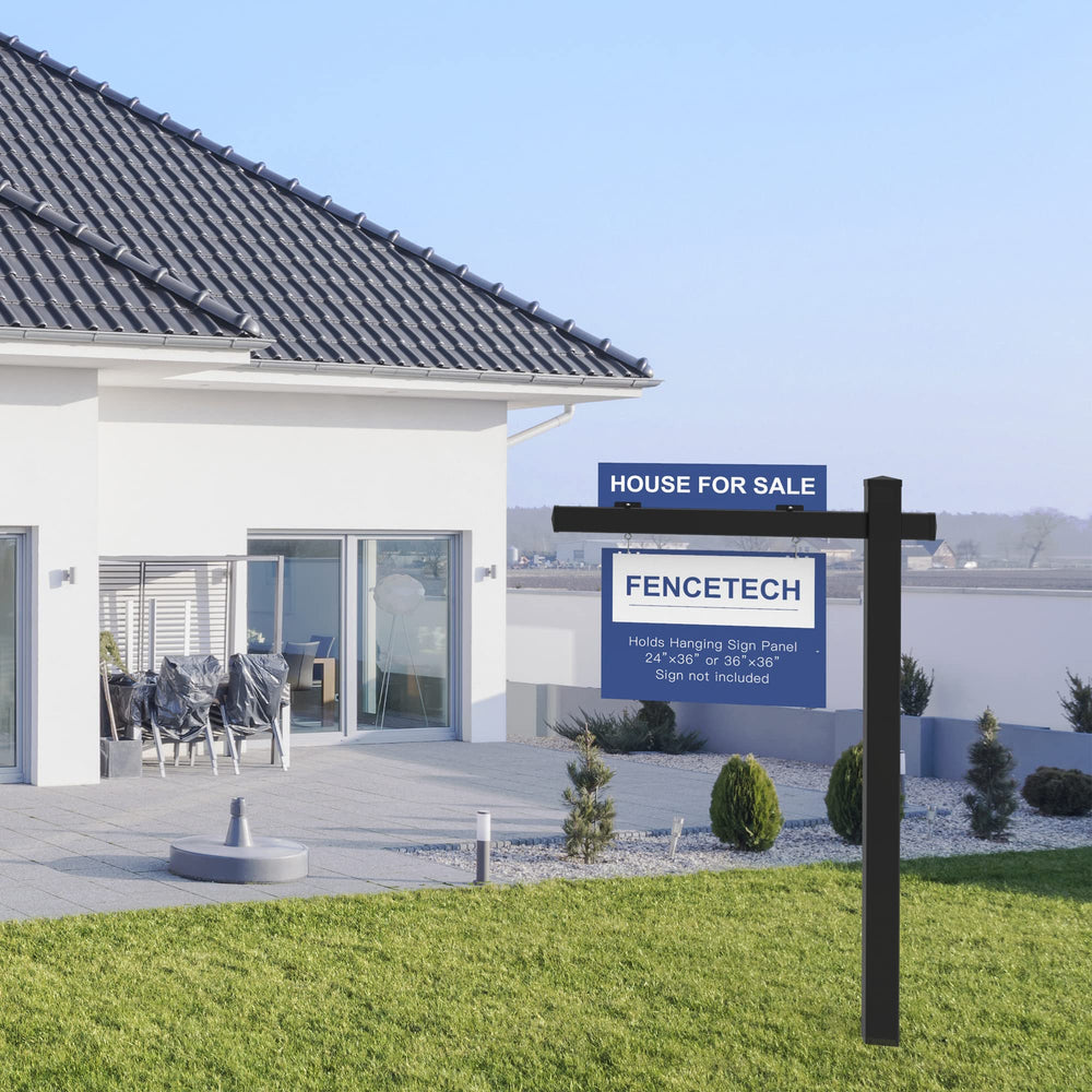 FENCETECH installed in front yard demonstrating visible, professional display