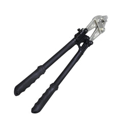 FENCETECH notcher front view showing full 18-inch tool and durable frame benefit