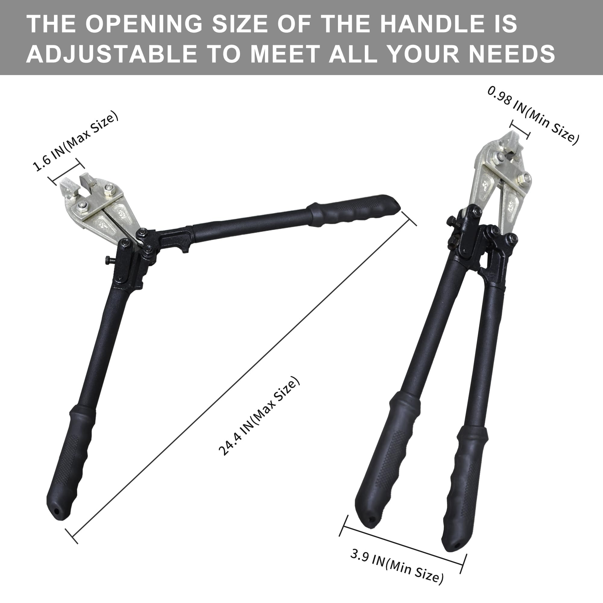 FENCETECH notcher next to ruler to show 18-inch length and portability benefit