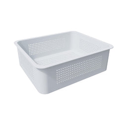 FENCETECH basket next to hand to show scale and convenient handling
