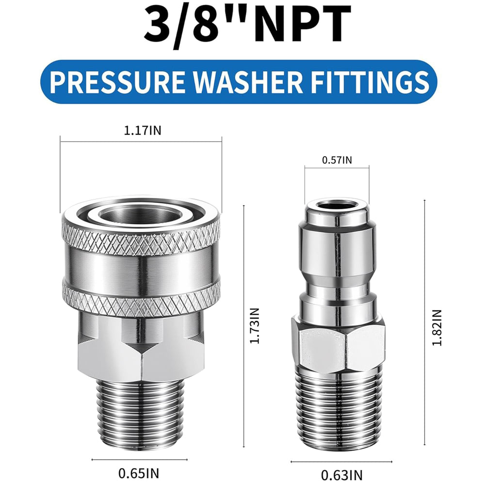 FENG PAI close-up of stainless steel NPT threads, precise fit and strength