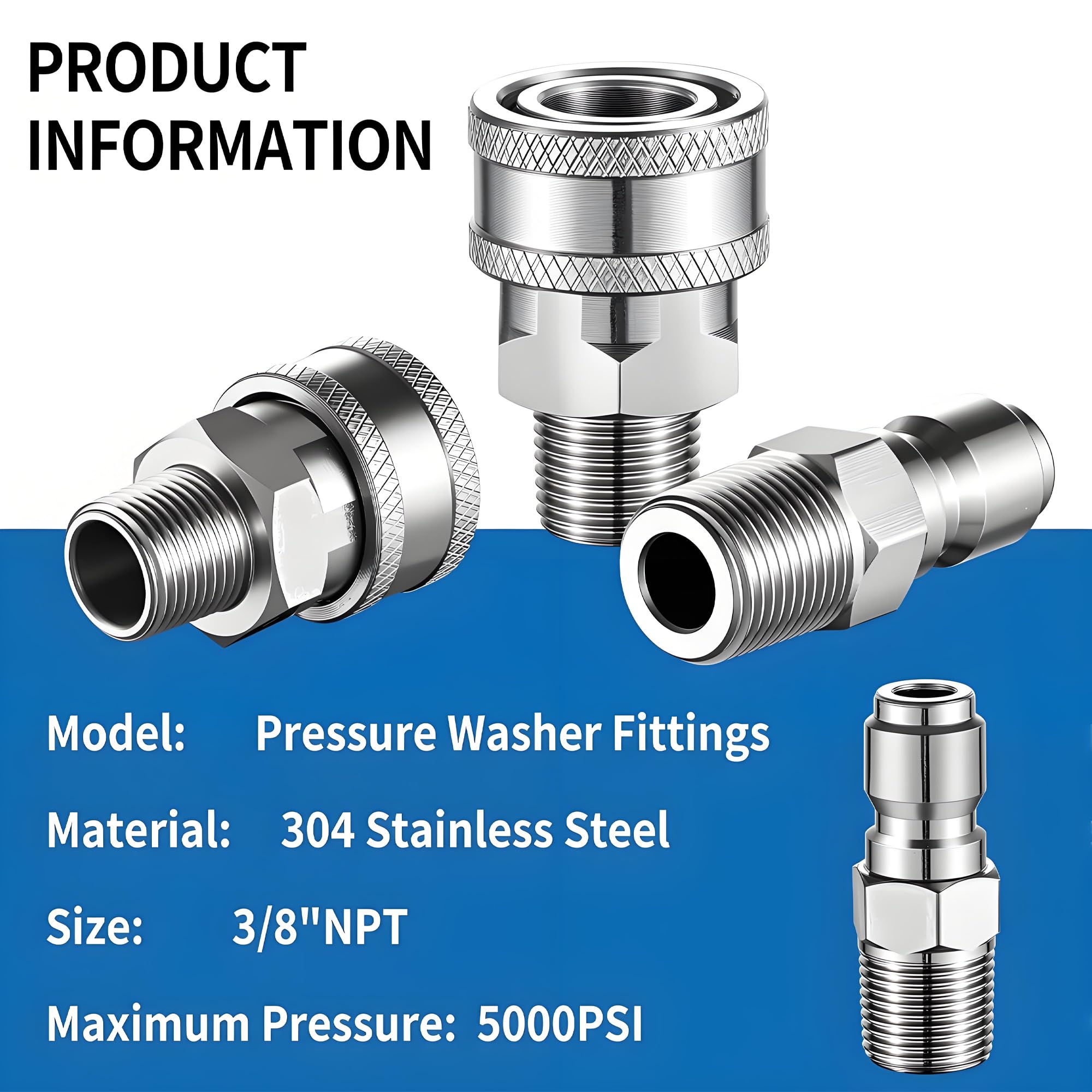 FENG PAI male and female connectors side-by-side, clear pairing benefit