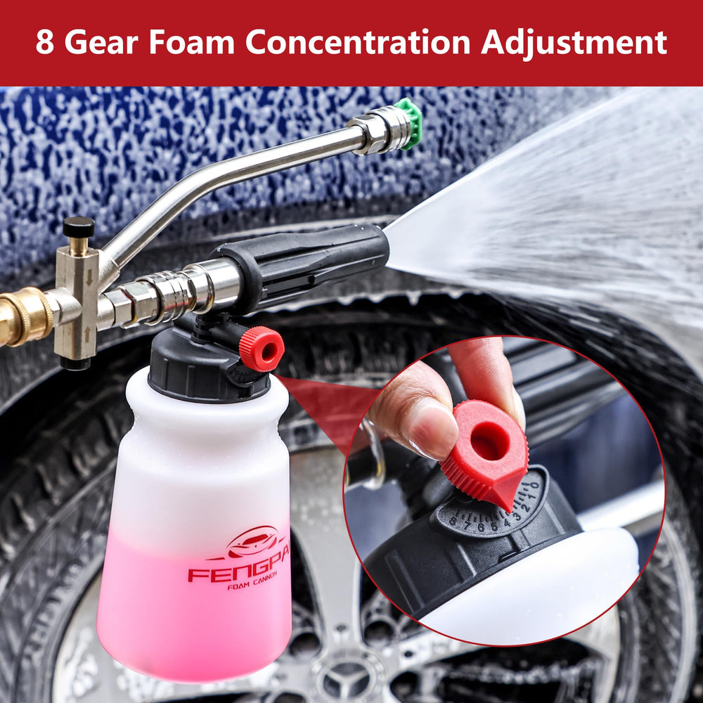 FENG PAI short lance spraying foam onto a car for effective coverage