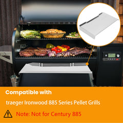 Fengind installed in Traeger Ironwood 885 showing improved heat distribution