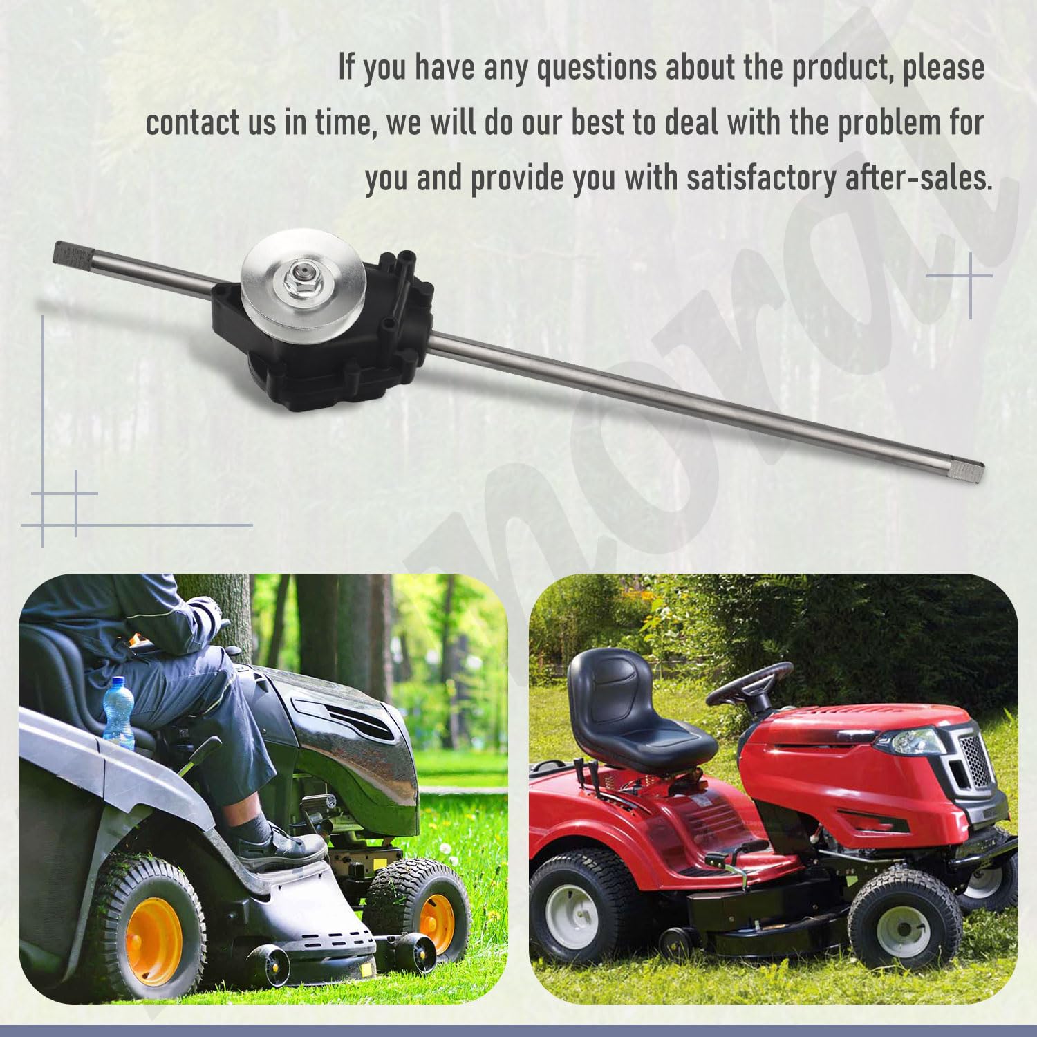Fennoral close-up of drive spline demonstrating precise engagement and restored mower traction