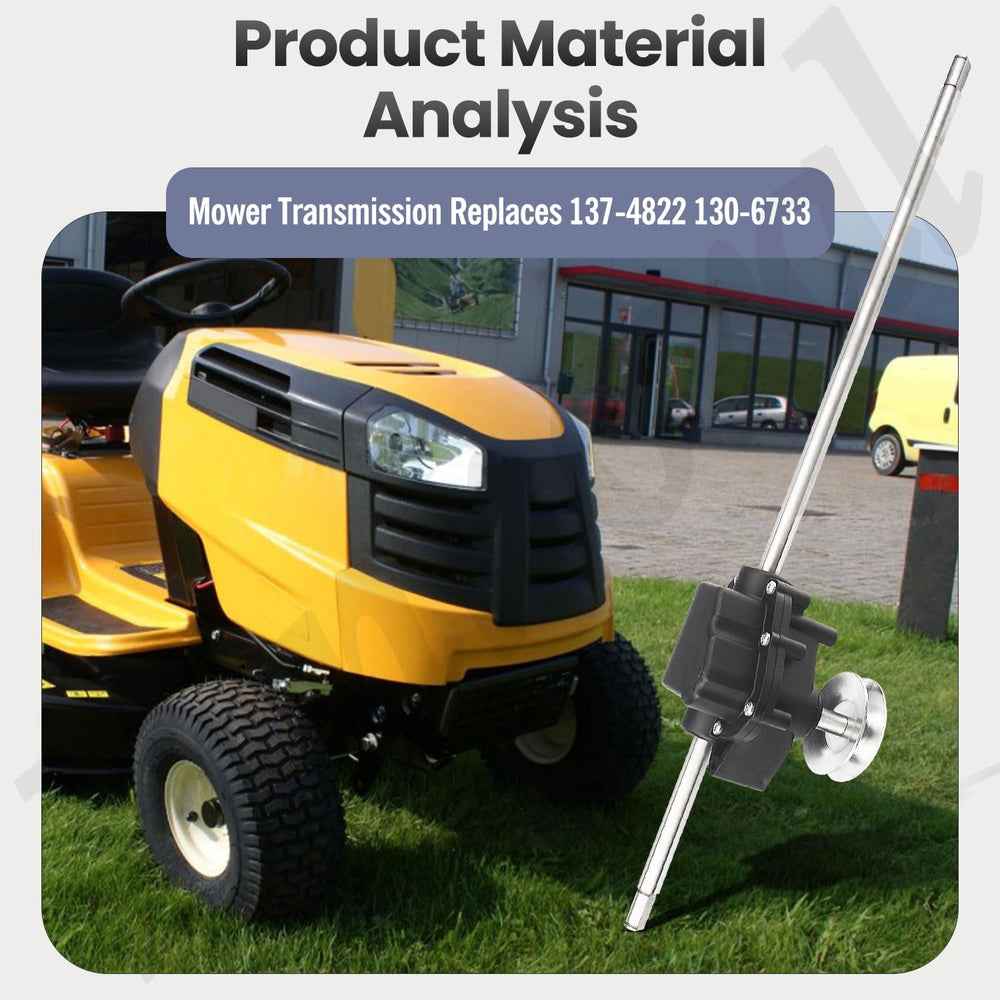 Fennoral transmission installed in a Toro mower showing restored front-wheel drive performance