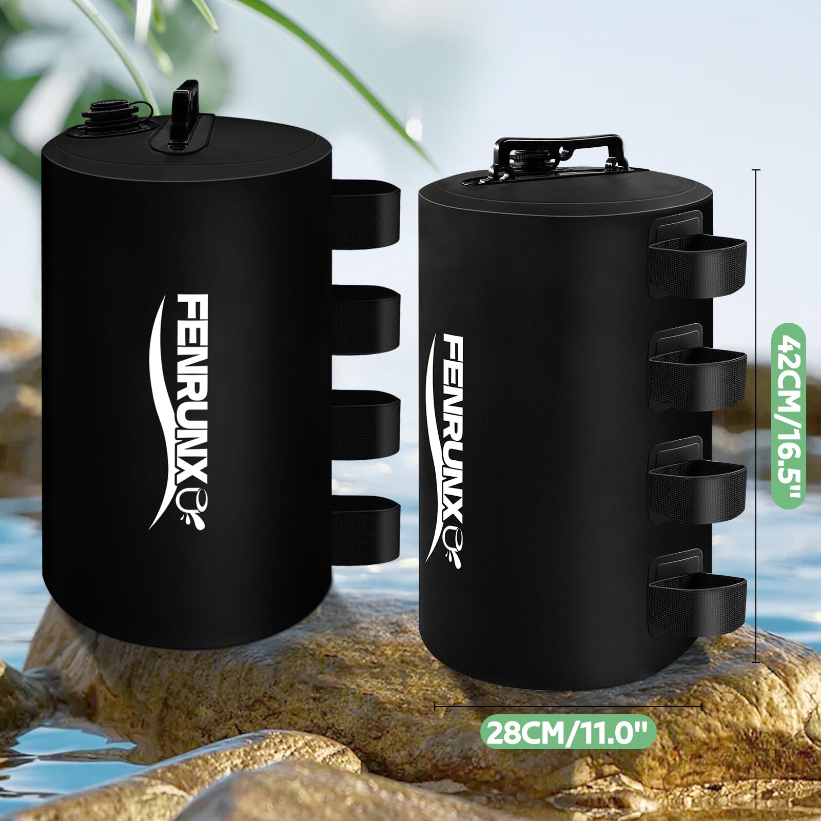 FENRUNXU screw cap with O-ring seal preventing leaks and protecting contents