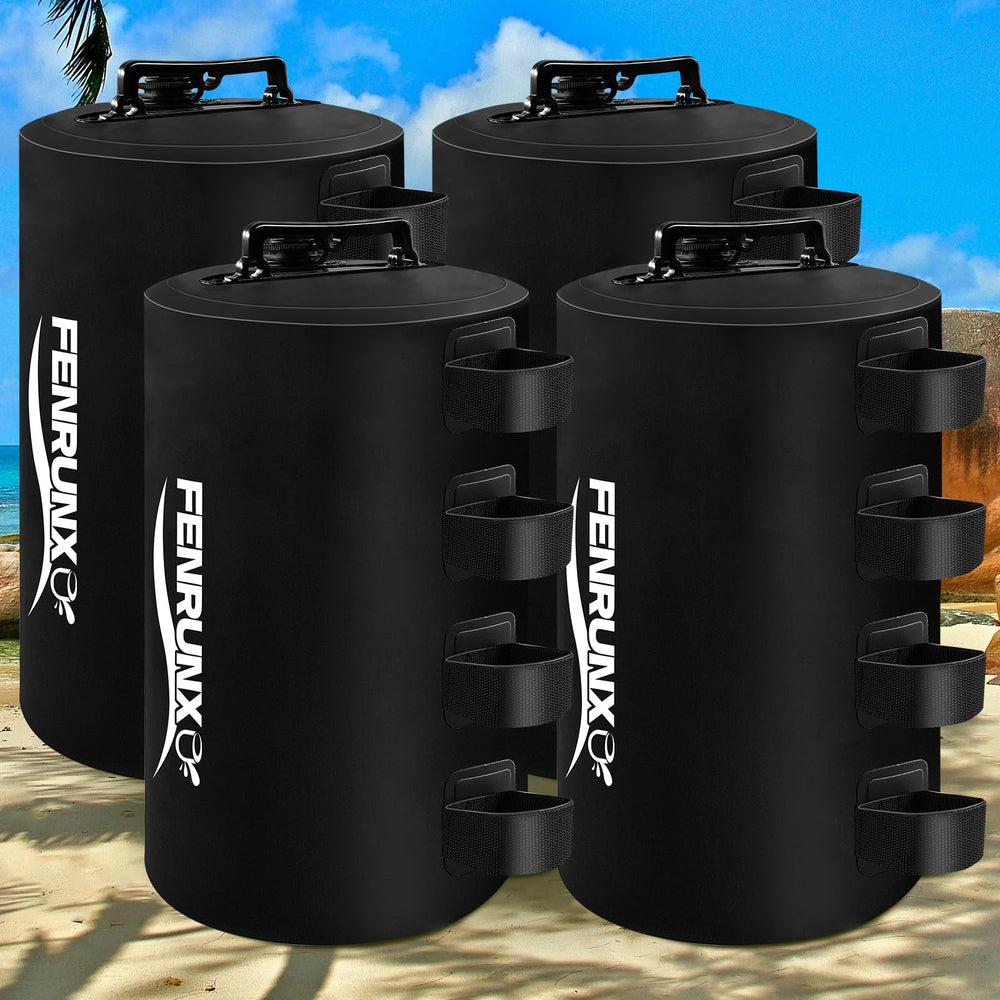 FENRUNXU front view of a filled canopy weight bag showing stability benefit