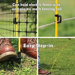FENSMILE top cap and movable clips showing quick height adjustment