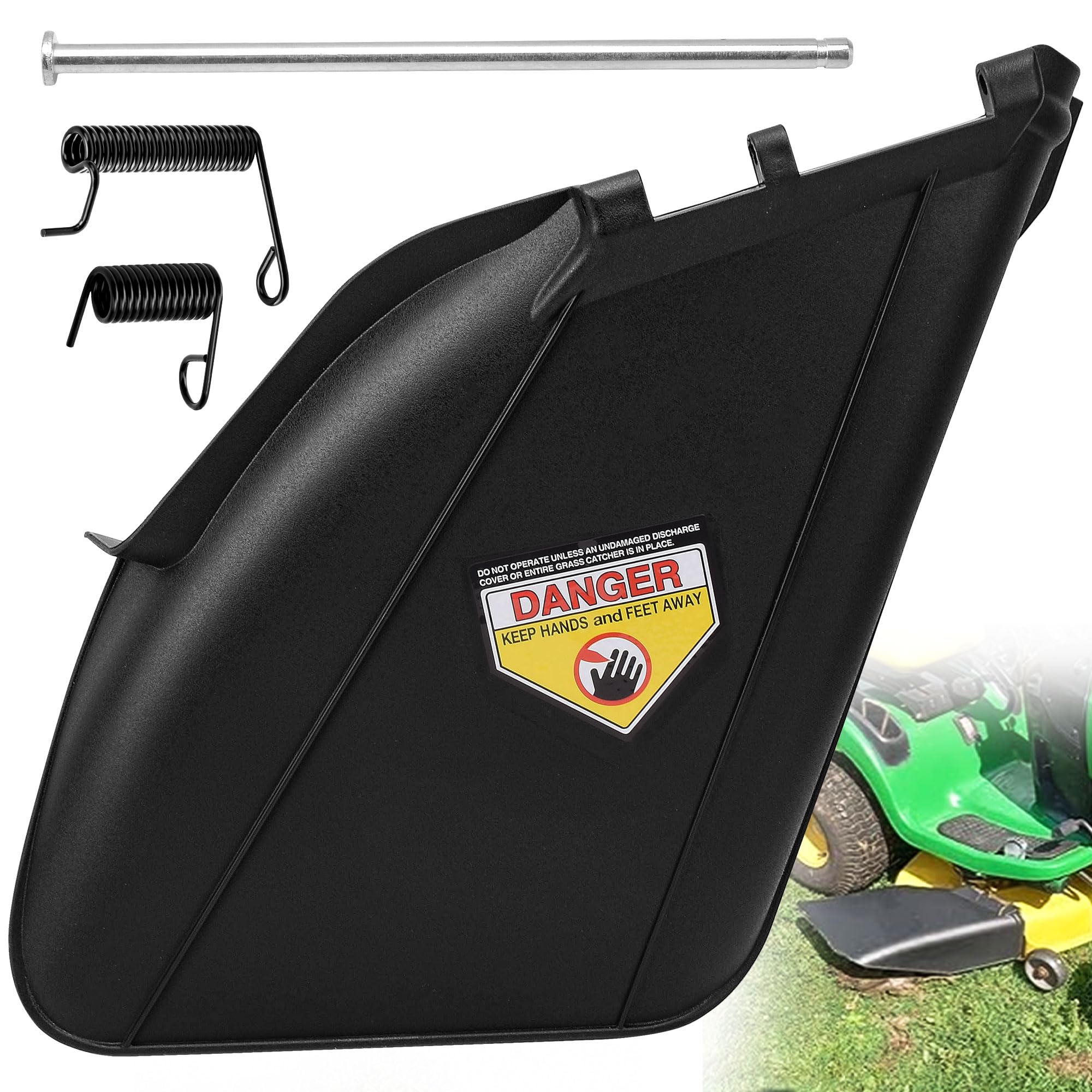 FENXDN chute cover front view showing solid fit and protection
